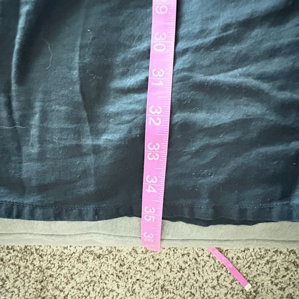 Banana Republic sheer cotton tunic dress black sleeveless vixen boho womens L - Picture 7 of 8